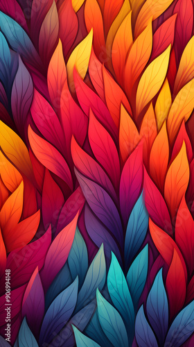 Wallpaper Mural colorful natural pattern, natural pattern with beautiful colors Torontodigital.ca
