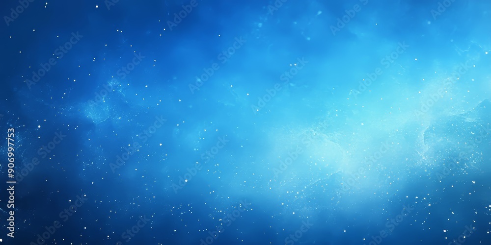 Fototapeta premium Light blue grainy gradient background noise texture banner poster cover backdrop design, Generative AI