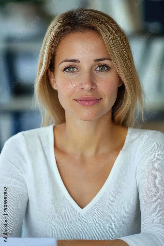 Woman Financial Manager Overseeing Operations at the Workplace Woman Financial Manager Overseeing Operations at the Workplace