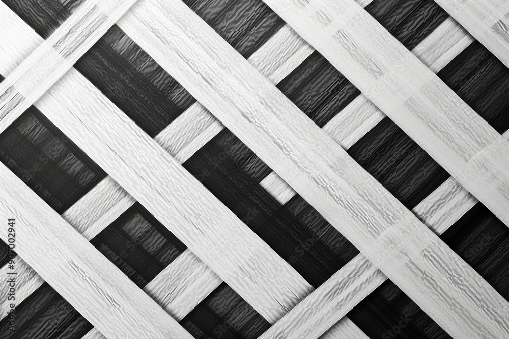 Black and white geometric pattern background with diagonal shapes Black and white geometric pattern background with diagonal shapes