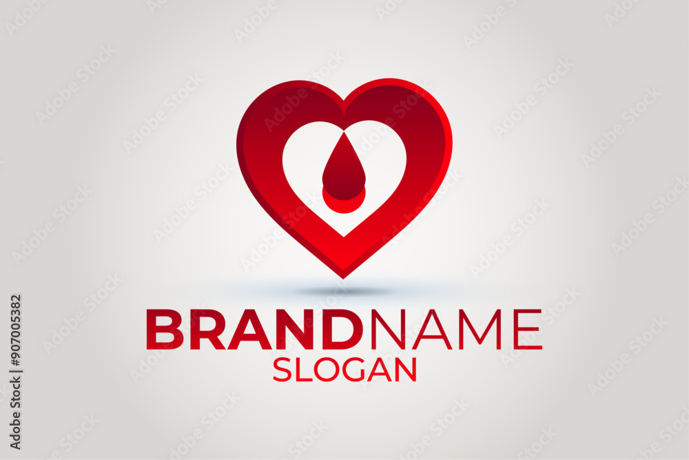 Heart logo. Illustration of a heart symbol. Heart logo. Illustration of a heart symbol.
