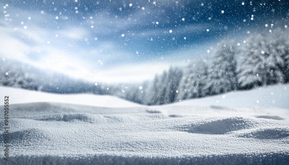 custom made wallpaper toronto digitalWinter background of snow and frost with free space for your decoration.