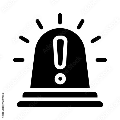 emergency glyph icon