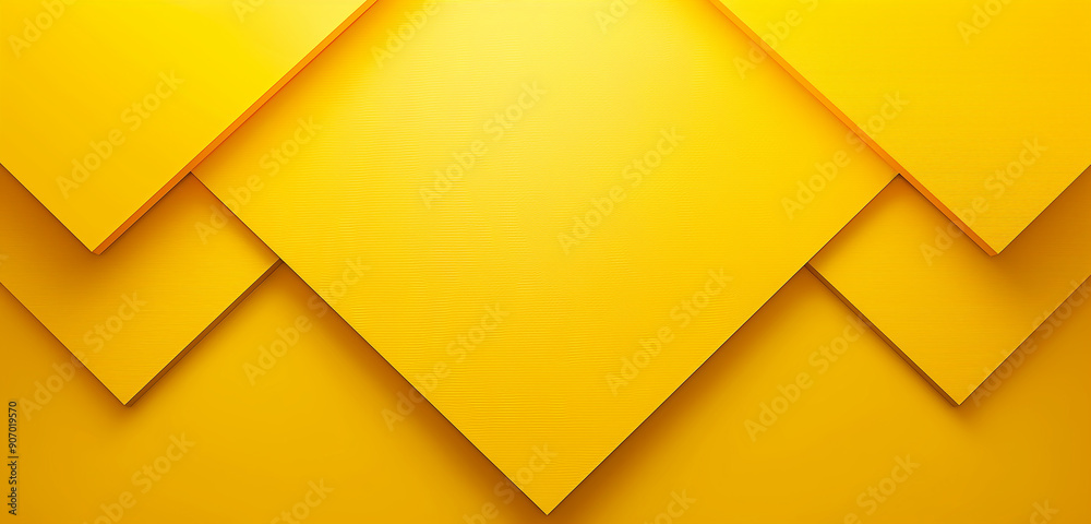 Bright yellow background with three sharp corners Bright yellow background with three sharp corners