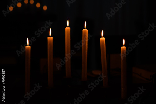 candles in the dark