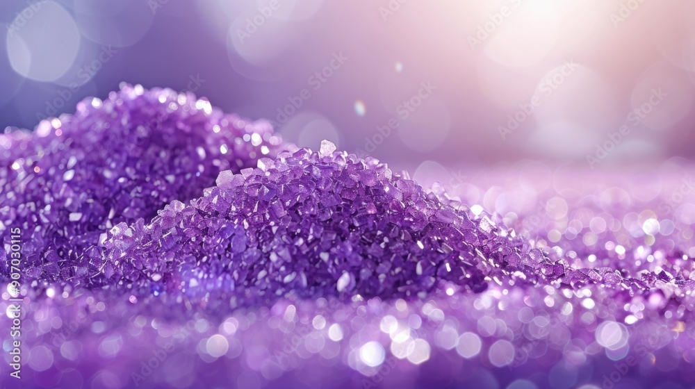 Purple glitter sparkles in the light. AI. Purple glitter sparkles in the light. AI.