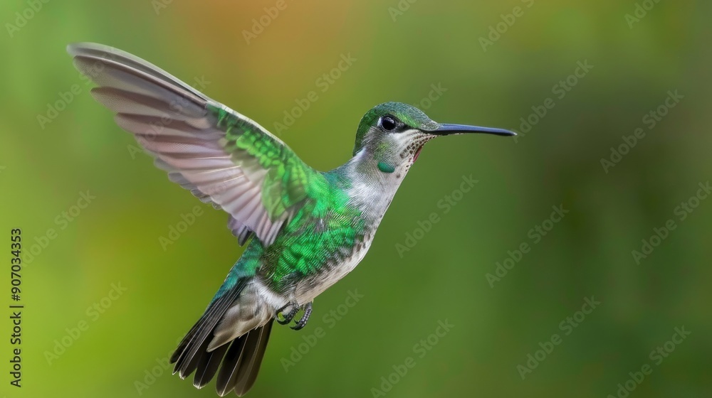 A Hummingbird in Flight