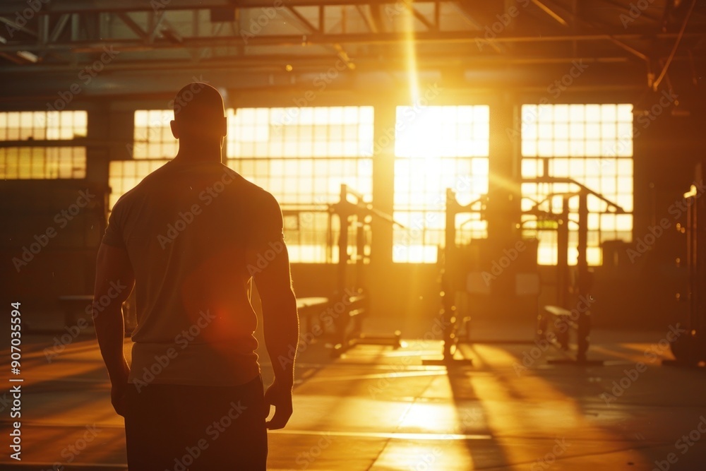 a determined athlete, man in his early 30s, commits himself to a grueling workout a determined athlete, man in his early 30s, commits himself to a grueling workout