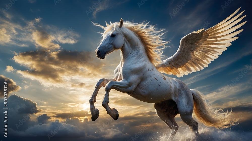 Himmlischer Aufstieg: Pegasus durchbricht die Himmelsbarrieren Himmlischer Aufstieg: Pegasus durchbricht die Himmelsbarrieren