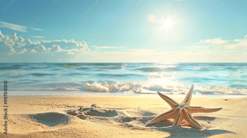 Display sea place for products sand sun beach Display sea place for products sand sun beach