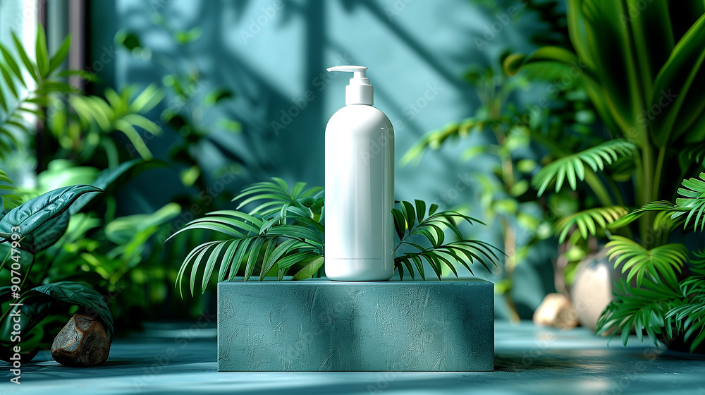 High-Quality Skincare Bottle Display background Concept scene stage showcase for new product, promotion sale, banner, presentation, cosmetic High-Quality Skincare Bottle Display background Concept scene stage showcase for new product, promotion sale, banner, presentation, cosmetic