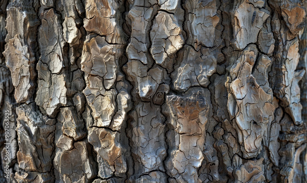 Bark of an old tree: Detailed roughness and grooves, Bark of an old tree: Detailed roughness and grooves,