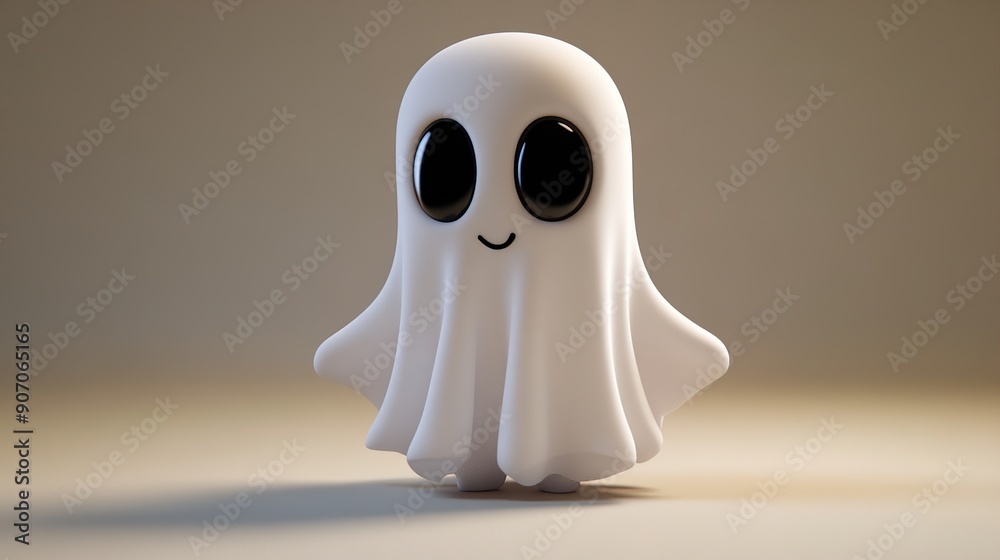 Adorable 3D Ghost Adorable 3D Ghost