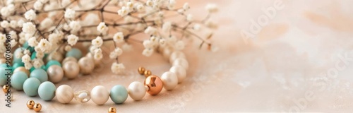 Colorful Beaded Bracelets Displayed on a Soft Background in Evening Light
