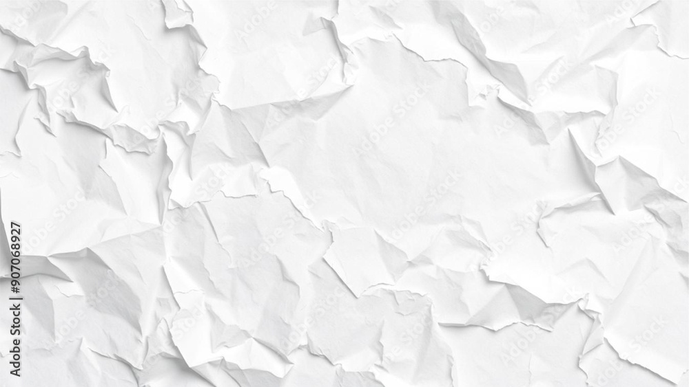 crumpled white paper background crumpled white paper background