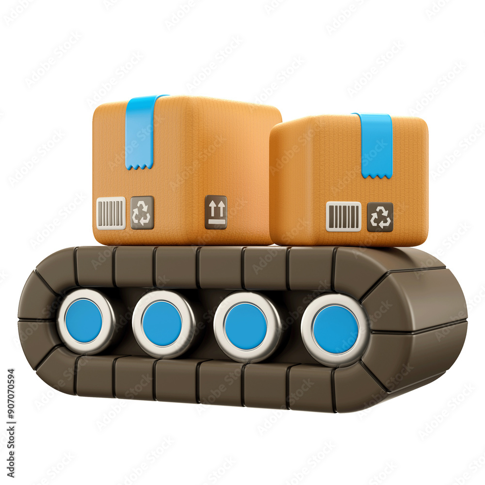 3d icon illustration of delivery conveyor belt
3d icon illustration of delivery conveyor belt