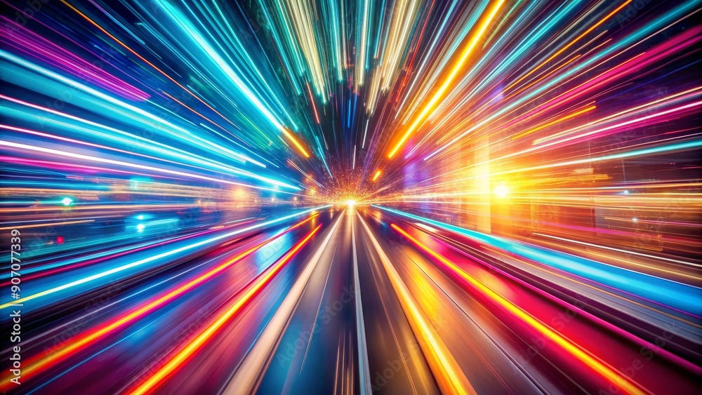 Neon City Lights Speed Lines, abstract, urban, motion blur, night , light trails , futuristic Neon City Lights Speed Lines, abstract, urban, motion blur, night , light trails , futuristic