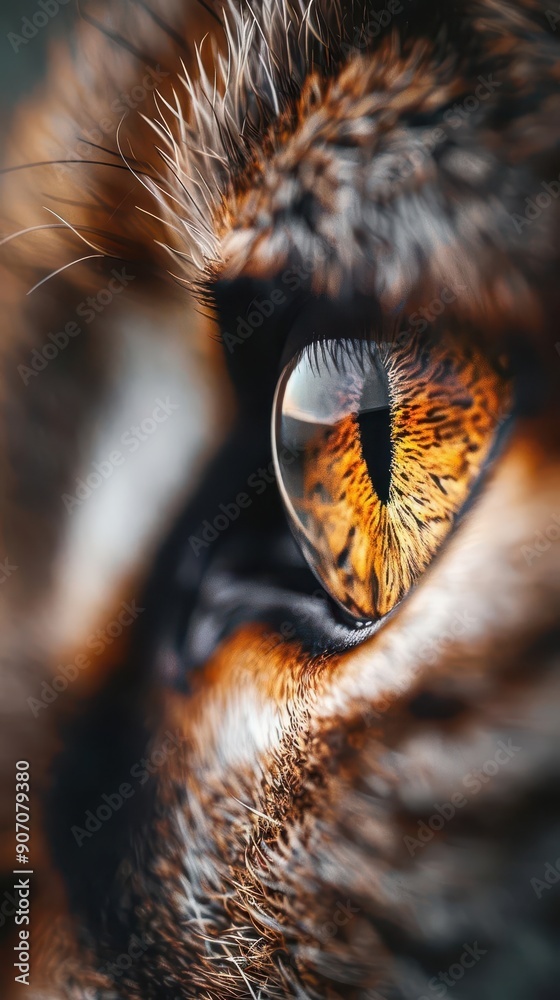 Fototapeta premium Behavior study of animals in the wild, Scientific, Earthy tones, Photography