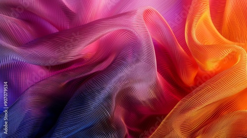 Abstract Colorful Fabric, C...