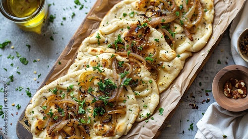 Savory Gluten-Free Flatbread with Chickpea Flour Cashew