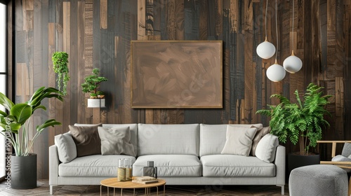 Modern Living Room Interior...