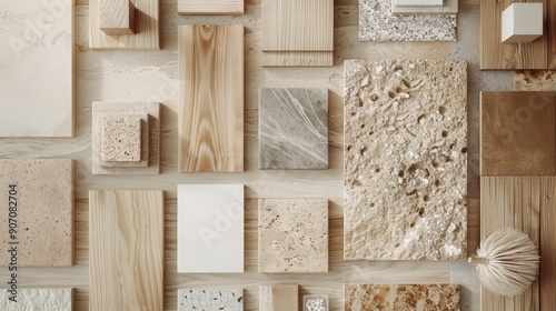 Top View of Natural Materia...