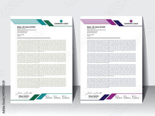 Corporate Business Letterhead Design 