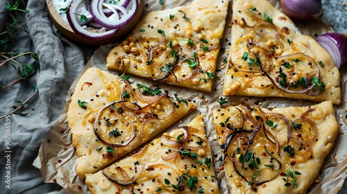 Savory Gluten-Free Flatbread with Chickpea Flour Cashew