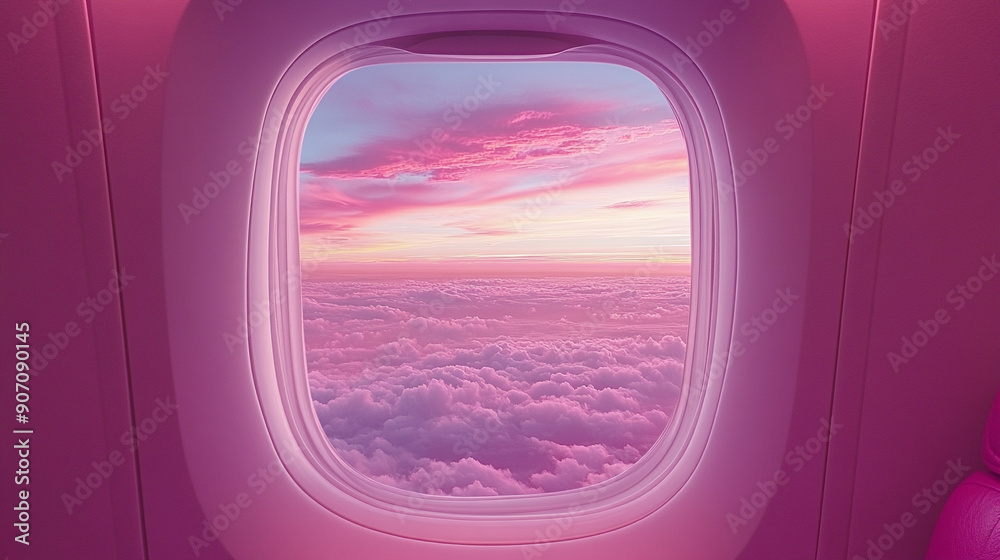 vibrant sky seen through an airplane window, showcasing a mesmerizing blend of colors and clouds, evoking a sense of wonder, freedom, and adventure vibrant sky seen through an airplane window, showcasing a mesmerizing blend of colors and clouds, evoking a sense of wonder, freedom, and adventure