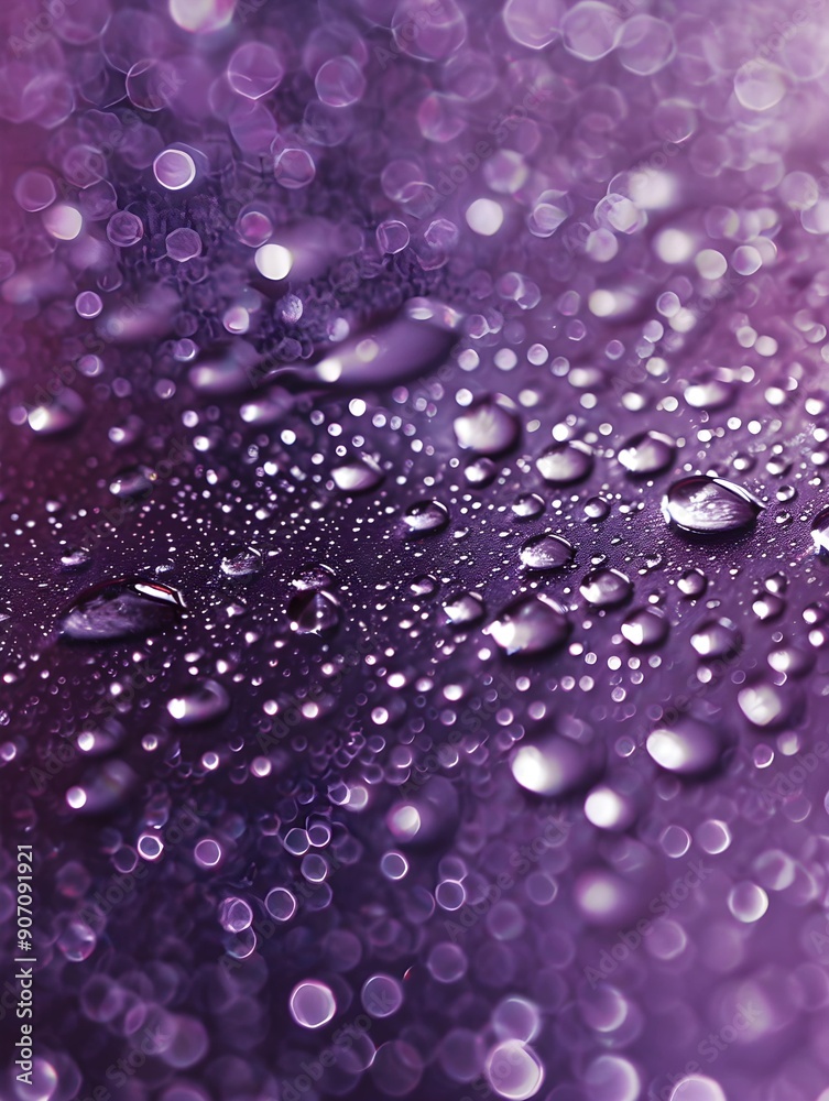 A purple background adorned with shimmering water droplets, exuding tranquility and elegance, perfect for adding a touch of sophistication to any design project A purple background adorned with shimmering water droplets, exuding tranquility and elegance, perfect for adding a touch of sophistication to any design project