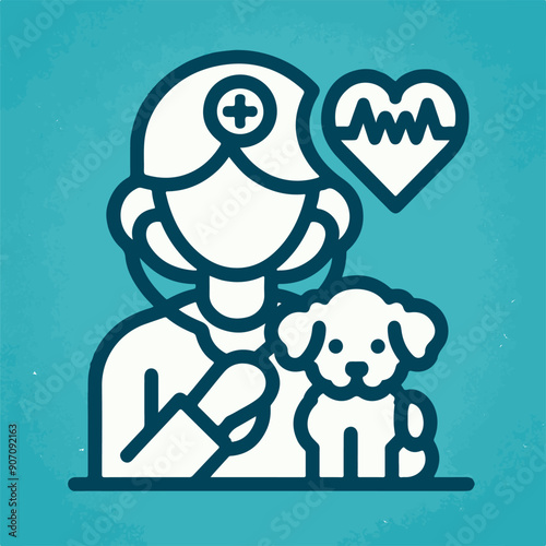 Veterinarian logo vector