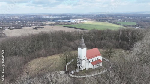 Saint Dorothy's Hill. Dorothy's Hill is located in the Silesian Voivodeship, in the city of Będzin, Grodziec district, the highest elevation of Będzin and the Upper Silesian Industrial Region. photo