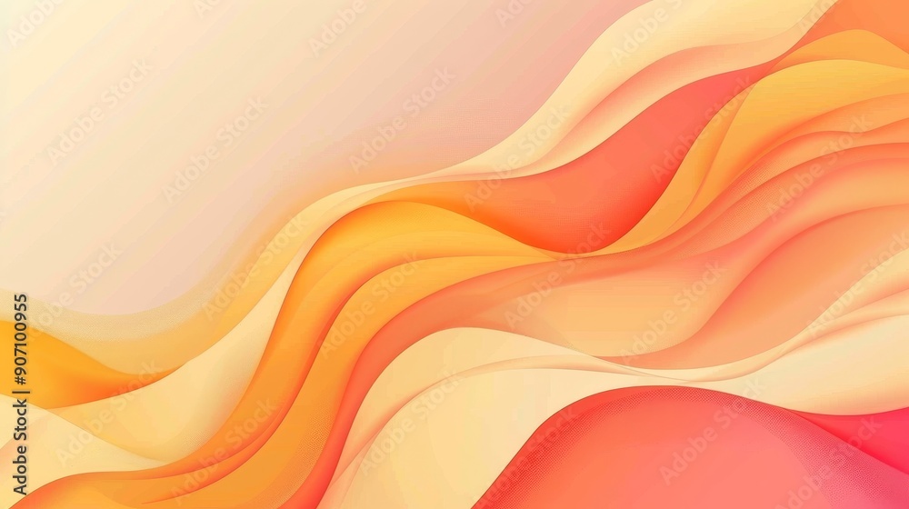Abstract Orange and Pink Waves, Digital Art, Abstract Background, Gradient, Texture Abstract Orange and Pink Waves, Digital Art, Abstract Background, Gradient, Texture