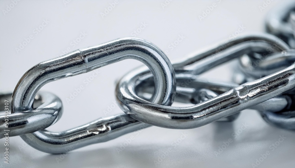 Obraz premium metal chain