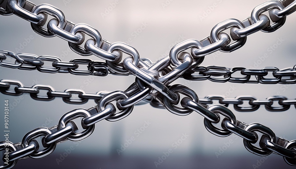 Fototapeta premium metal chain