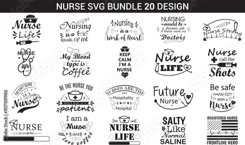 Nurse SVG Design Bundle