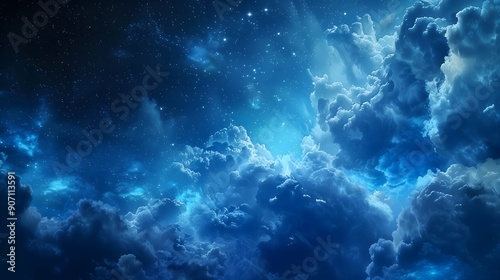 Wallpaper Mural A cloud with lightning bolts inside it on sky. Torontodigital.ca