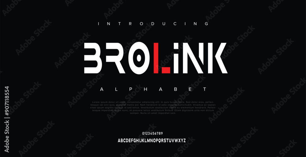 Brolink Creative modern urban alphabet fonts. Typography sport, game, technology, fashion, digital, future creative logo font. Brolink Creative modern urban alphabet fonts. Typography sport, game, technology, fashion, digital, future creative logo font.