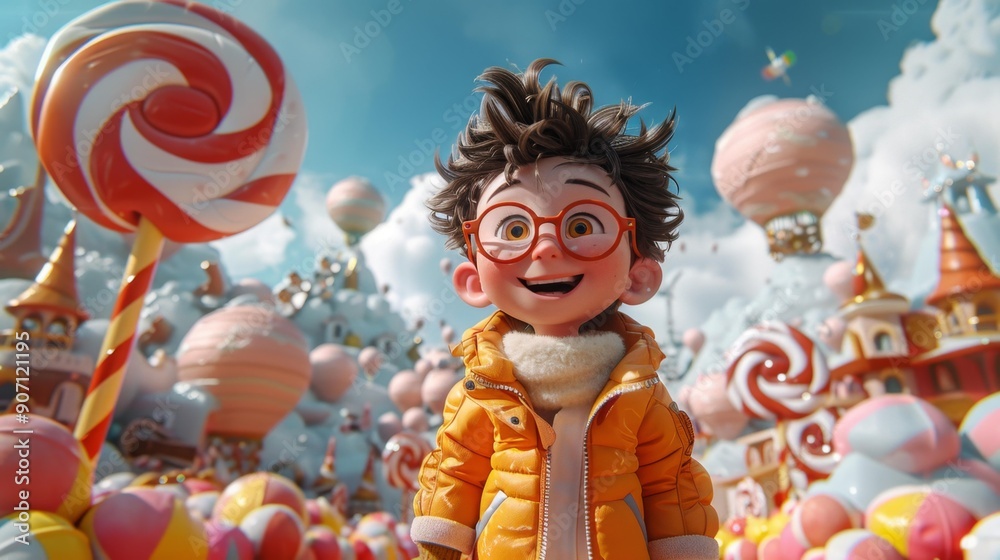 Fantasy candyland adventure - generative ai