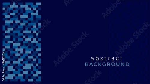 Abstract Pixel Geometric Background Design