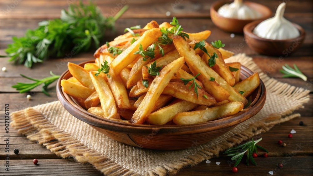 Crispy, golden-brown fries fresh from the fryer, glisten with savory appeal, tempting the senses with a perfectly cooked, mouthwatering exterior and fluffy interior. Crispy, golden-brown fries fresh from the fryer, glisten with savory appeal, tempting the senses with a perfectly cooked, mouthwatering exterior and fluffy interior.