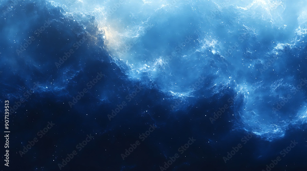 Abstract Blue Glitch Background Abstract Blue Glitch Background