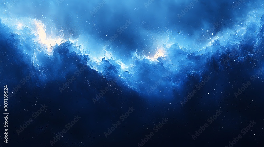 Abstract Blue Glitch Background Abstract Blue Glitch Background