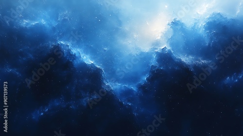 Wallpaper Mural  Abstract Blue Glitch Background  Torontodigital.ca