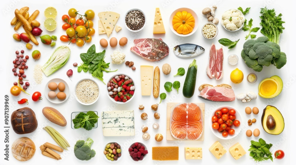 Assortment of Fresh Food Ingredients Assortment of Fresh Food Ingredients