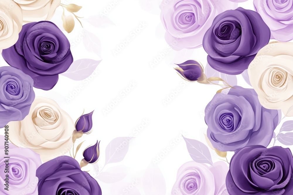 Roses bloom drawing wallpaper background card design with copy space Roses bloom drawing wallpaper background card design with copy space