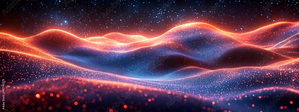 Abstract Digital Landscape Abstract Digital Landscape