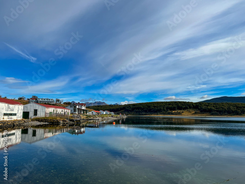 Argentina, Ushuaia - 2023, Februay: idyllic landscape in Ushuaia 