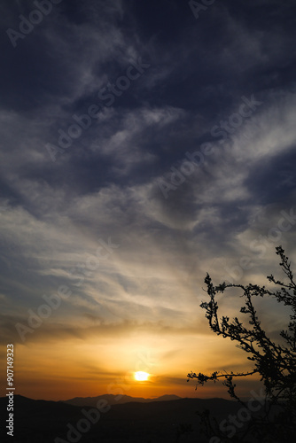 Greece sunset 