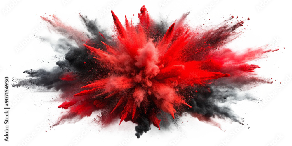 Generative ai. A surreal and abstract explosion of vibrant red, black and white colors, turbulent splashes and splatters resembling bursting fireworks or a powerful cosmic force Generative ai. A surreal and abstract explosion of vibrant red, black and white colors, turbulent splashes and splatters resembling bursting fireworks or a powerful cosmic force